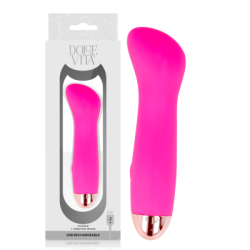 DOLCE VITA - VIBRATORE RICARICABILE ONE ROSA 7 VELOCITÀ 2