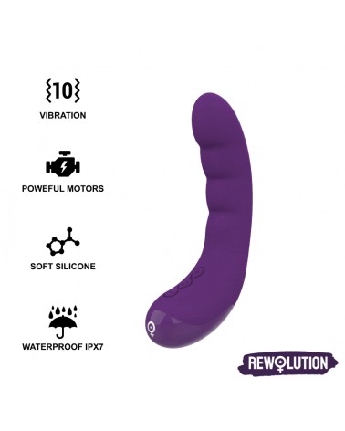 REWOLUTION - VIBRATORE FLESSIBILE RICARICABILE REWOCURVY