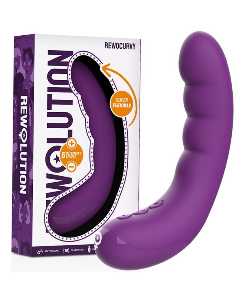 REWOLUTION - VIBRATORE FLESSIBILE RICARICABILE REWOCURVY