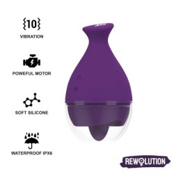 REWOLUTION - VIBRATORE REWOLINGO CON LINGUA 2