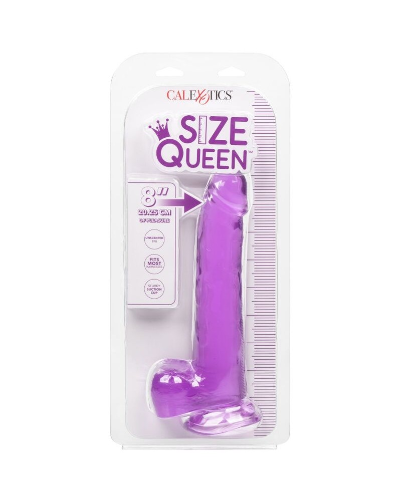 CALEXOTICS - DILDO REGINA TAGLIA VIOLA 20.3 CM