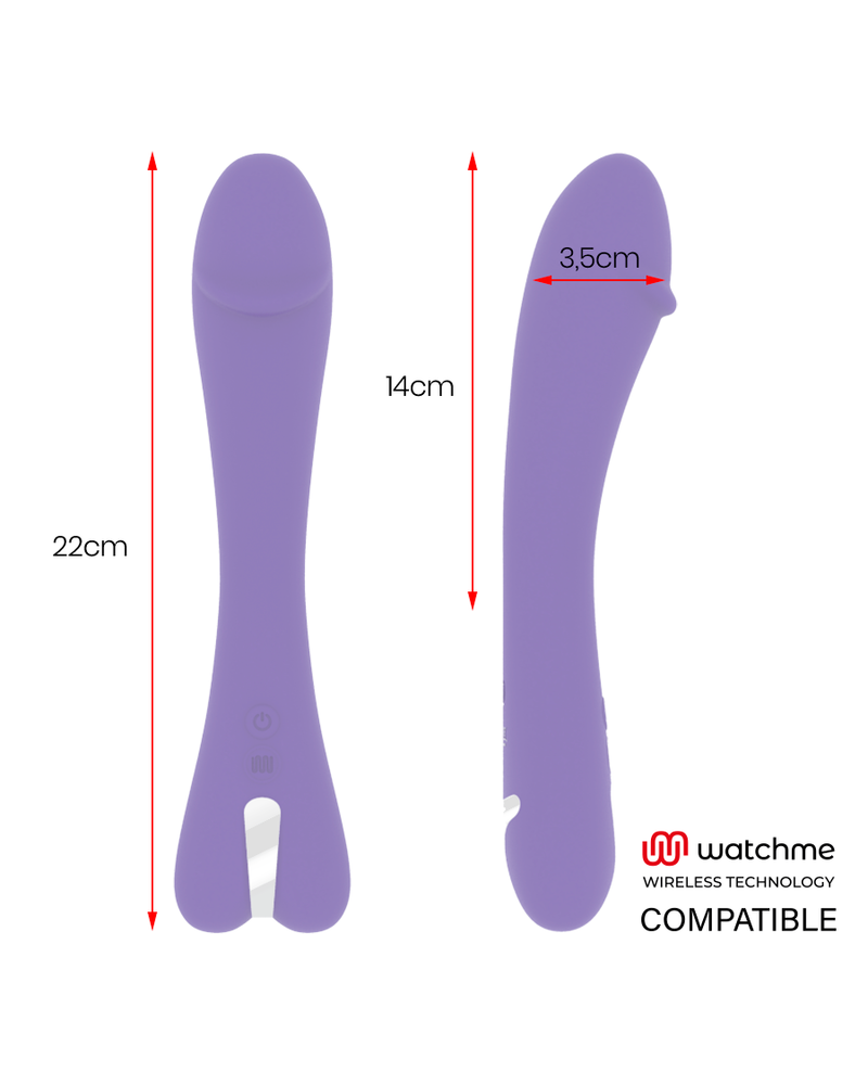 MR BOSS - ENZO VIBRATORE WATCHME COMPATIBILE CON TECNOLOGIA WIRELESS