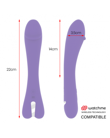 MR BOSS - ENZO VIBRATORE WATCHME COMPATIBILE CON TECNOLOGIA WIRELESS