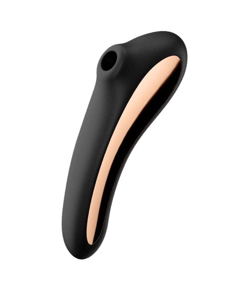SATISFYER - VIBRATORE DUAL KISS AIR PULSE NERO