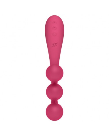 SATISFYER - MULTI VIBRATORE TRI BALL 1 ROSSO