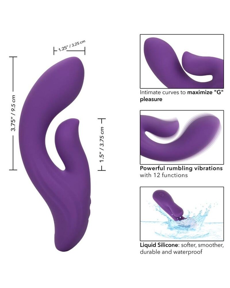 CALEXOTICS - STELLA DUAL PLEASER VIOLA