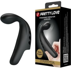 PRETTY LOVE - DITALE VIBRATORE GORGON NERO 2