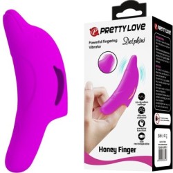 PRETTY LOVE - POTENTE STIMOLATORE DELLE DITA DELPHINI VIOLA 2