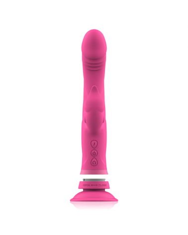 INTENSE - VIBRATORE JULIO RABBIT IN SILICONE ROSA