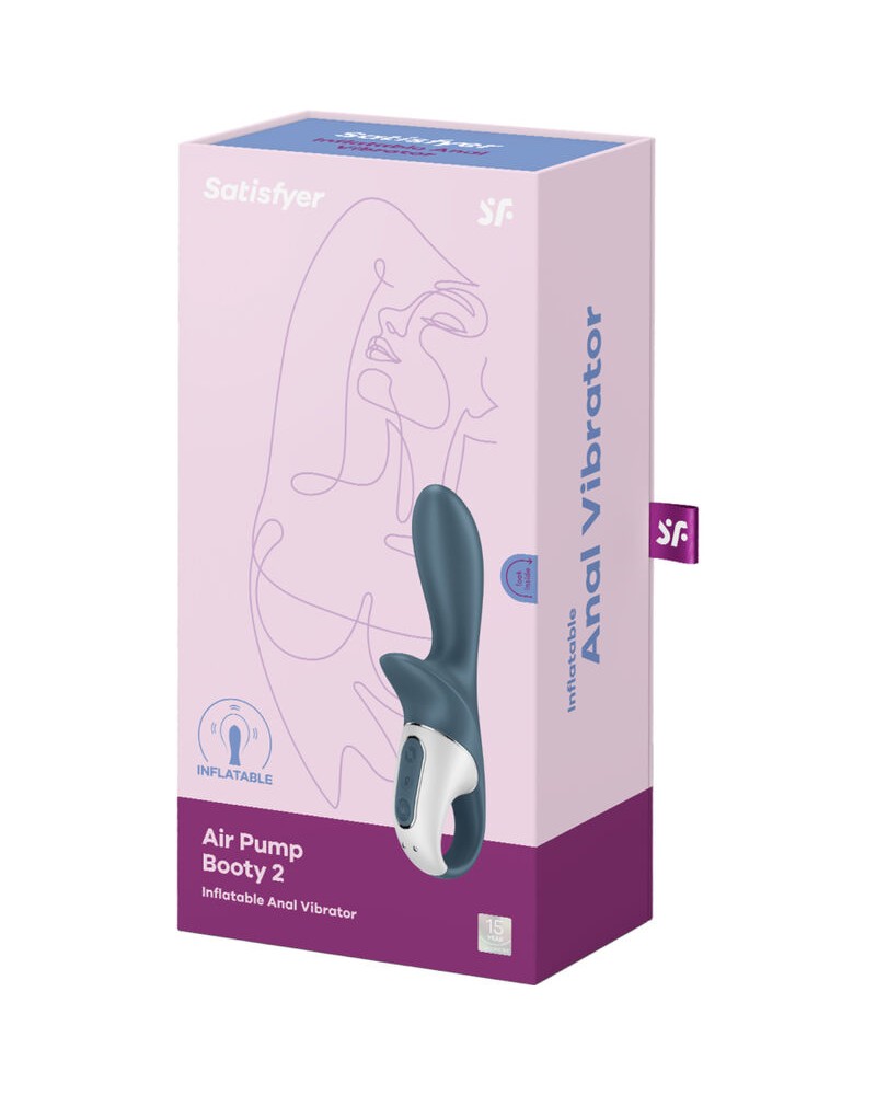 SATISFYER - AIR PUMP BOOTY 2 GRIGIO SCURO