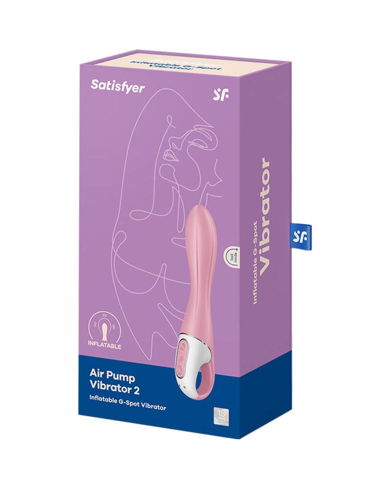 SATISFYER - VIBRATORE POMPA ARIA 2 ROSA