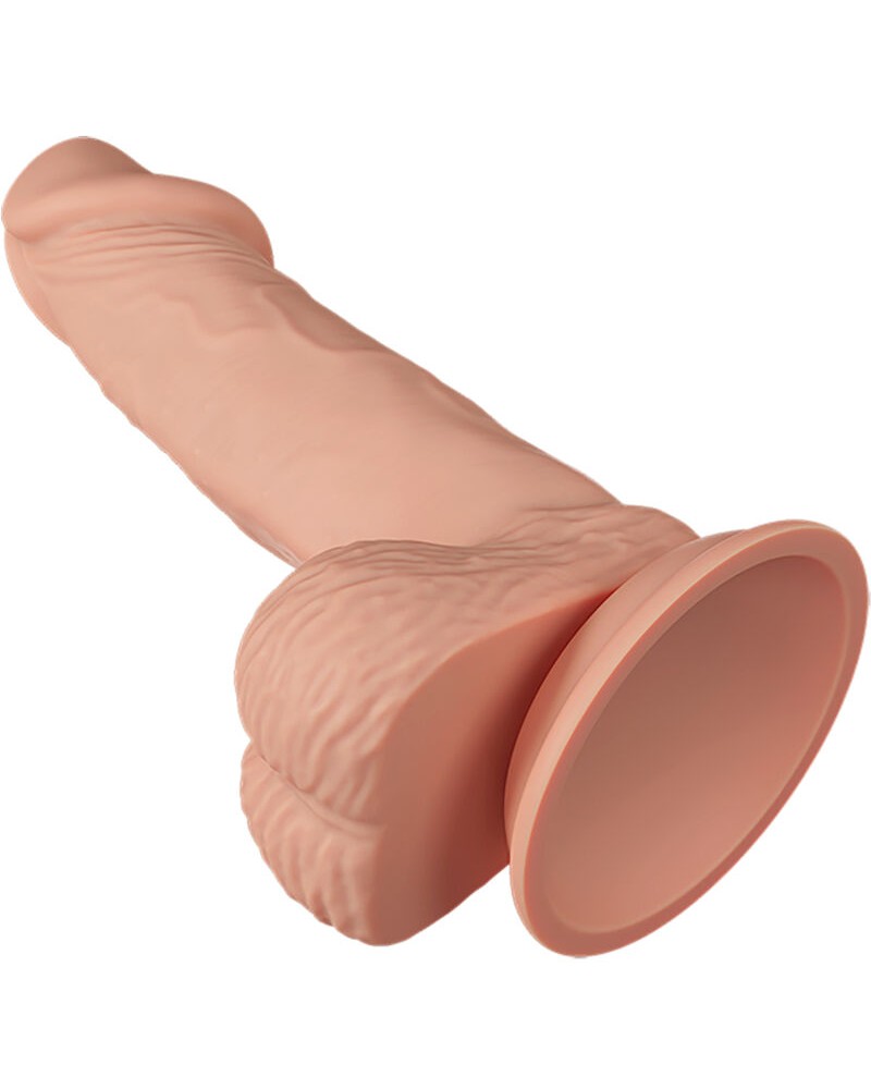 BAILE - BELLISSIMO DILDO FLESSIBILE REALISTICO ZEBULONE INCONTRO 19.4 CM NATURALE