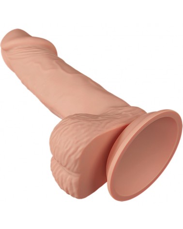 BAILE - BELLISSIMO DILDO FLESSIBILE REALISTICO ZEBULONE INCONTRO 19.4 CM NATURALE