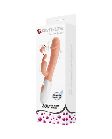 PRETTY LOVE - VIBRATORE CONIGLIETTO PASQUALE CON STIMOLATORE