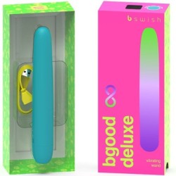 B SWISH - BGOOD INFINITE DELUXE VIBRATORE RICARICABILE IN SILICONE BLU 2