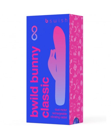 B SWISH - BWILD BUNNY INFINITE CLASSIC VIBRATORE RICARICABILE IN SILICONE BLU