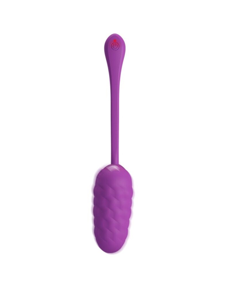 PRETTY LOVE - UOVO VIBRANTE CON TEXTURE MARINA RICARICABILE VIOLA