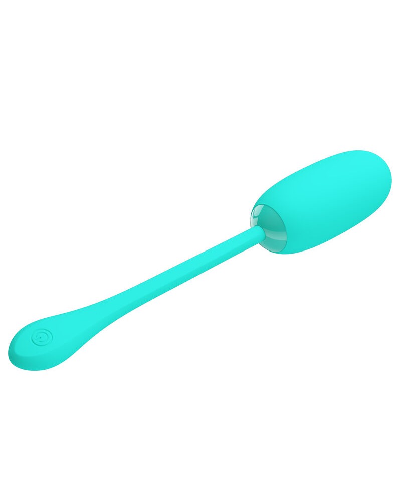 PRETTY LOVE - UOVO VIBRANTE JULIUS IMPERMEABILE-RICARICABILE VERDE ACQUA