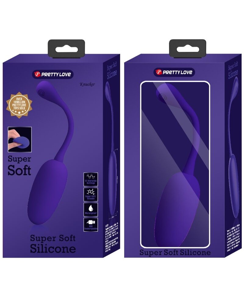 PRETTY LOVE - UOVO VIBRANTE RICARICABILE KNUCKER VIOLA
