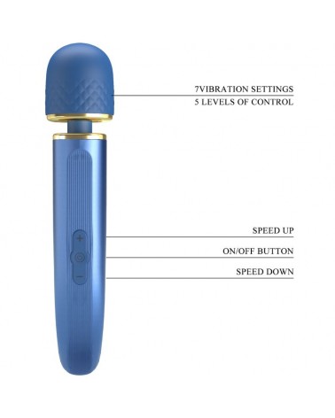 PRETTY LOVE - MASSAGGIATORE 7 MODALIT DI VIBRAZIONE BLU