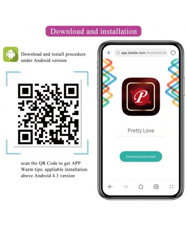 PRETTY LOVE - APP JAYLEEN VIBRATOR TELECOMANDO VIOLA