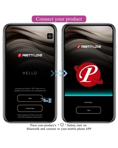 PRETTY LOVE - APP JAYLEEN VIBRATOR TELECOMANDO VIOLA