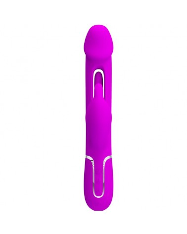 PRETTY LOVE - VIBRATORE DEJON RABBIT 3 IN 1 MULTIFUNZIONE FUCSIA