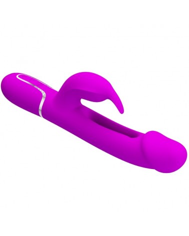 PRETTY LOVE - VIBRATORE DEJON RABBIT 3 IN 1 MULTIFUNZIONE FUCSIA