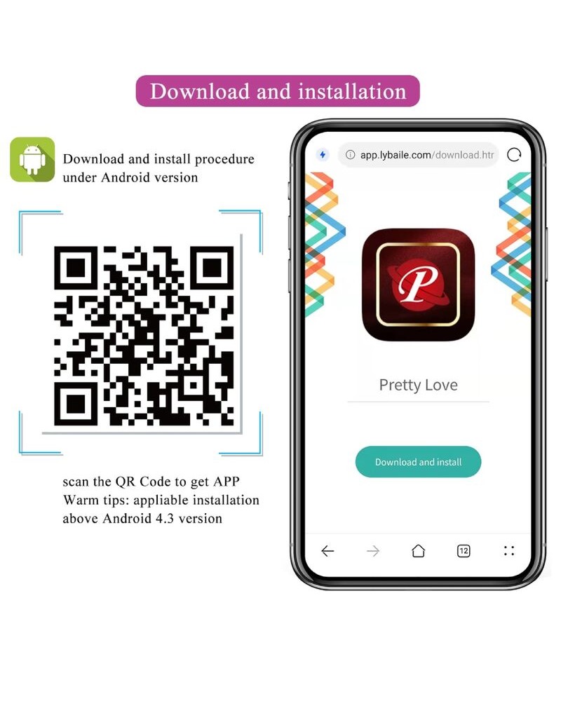 PRETTY LOVE - BAIRD G-SPOT 12 VIBRAZIONI RICARICABILE APP LILA