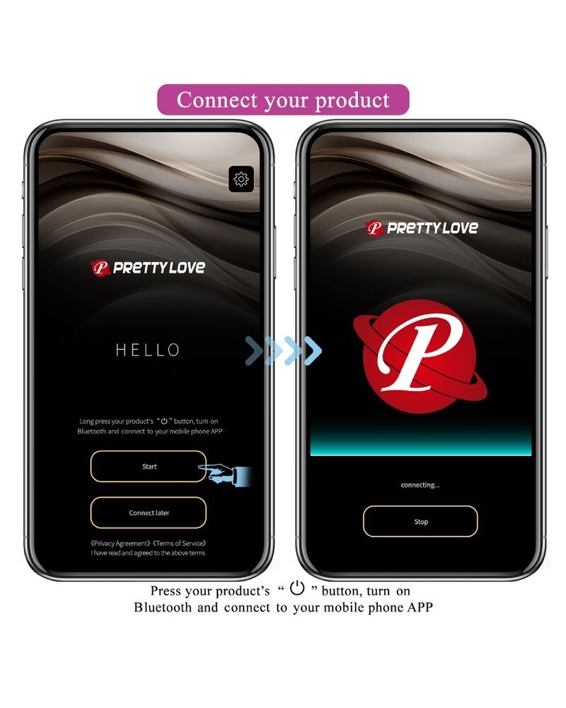 PRETTY LOVE - BAIRD G-SPOT 12 VIBRAZIONI RICARICABILE APP LILA