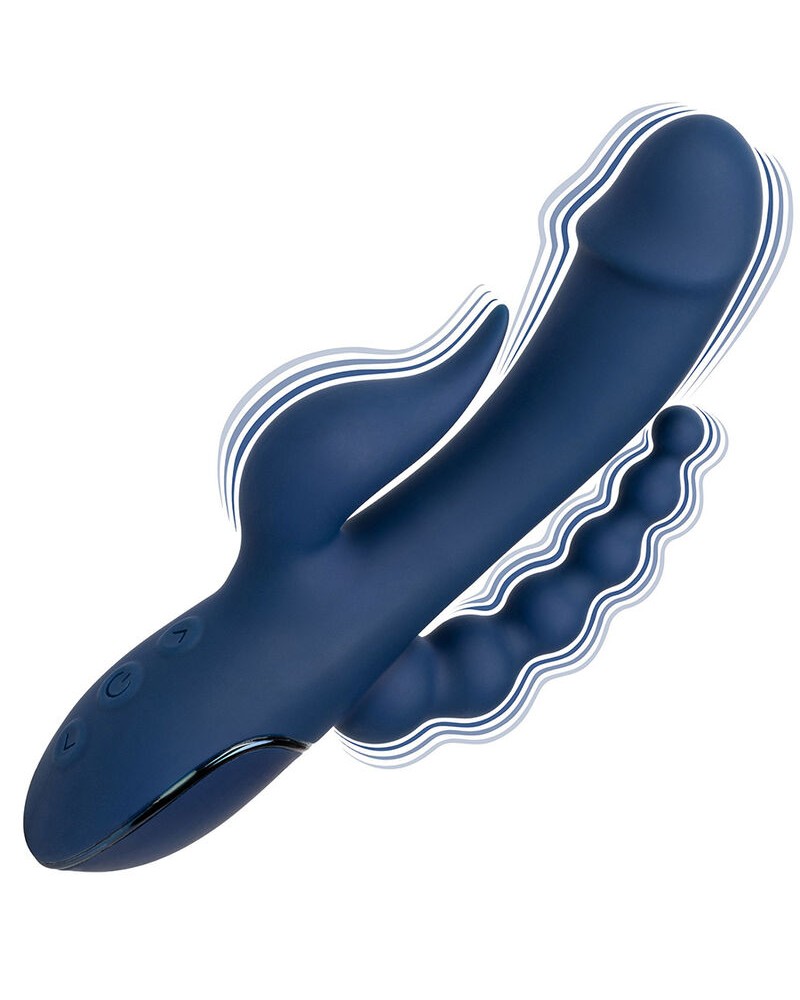 CALEXOTICS - VIBRATORE TRIPLO ORGASMO BLU