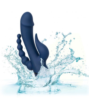 CALEXOTICS - VIBRATORE TRIPLO ORGASMO BLU