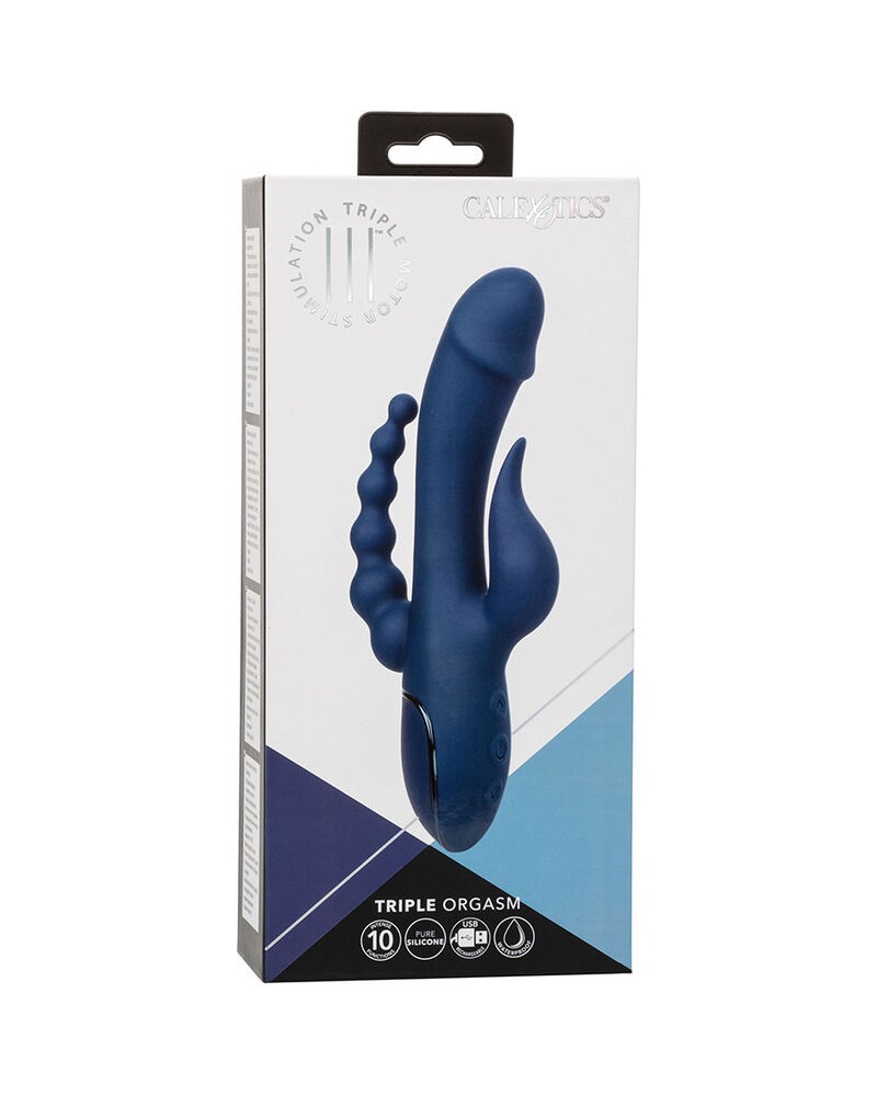 CALEXOTICS - VIBRATORE TRIPLO ORGASMO BLU