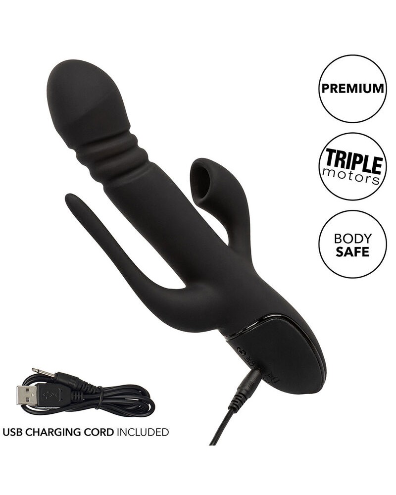 CALEXOTICS - VIBRATORE TRIPLE EUPHORIA NERO