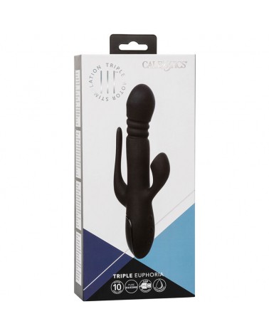 CALEXOTICS - VIBRATORE TRIPLE EUPHORIA NERO