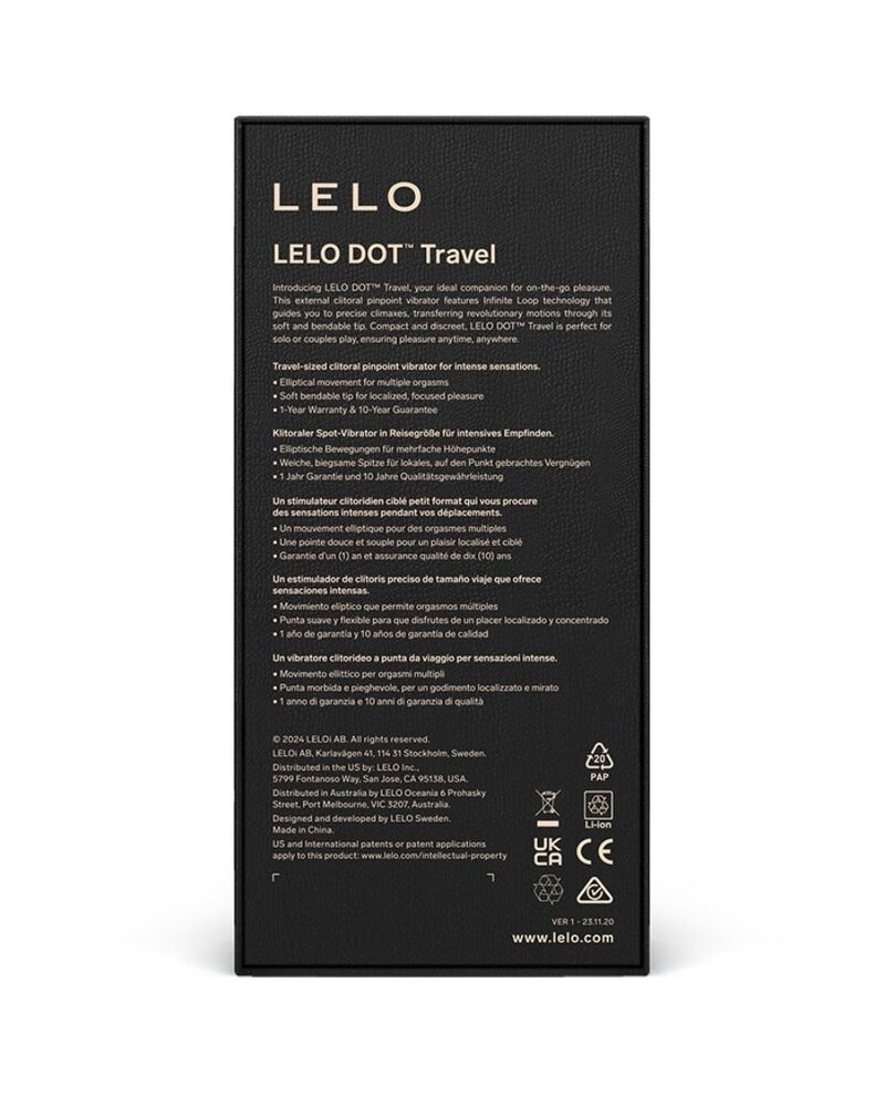 LELO - DOT TRAVEL STIMOLATORE CLITORIDE VIOLA