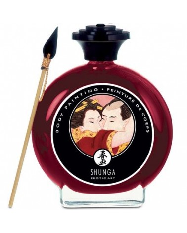 SHUNGA - BODY PAINTING CON FRAGOLA E CAVA