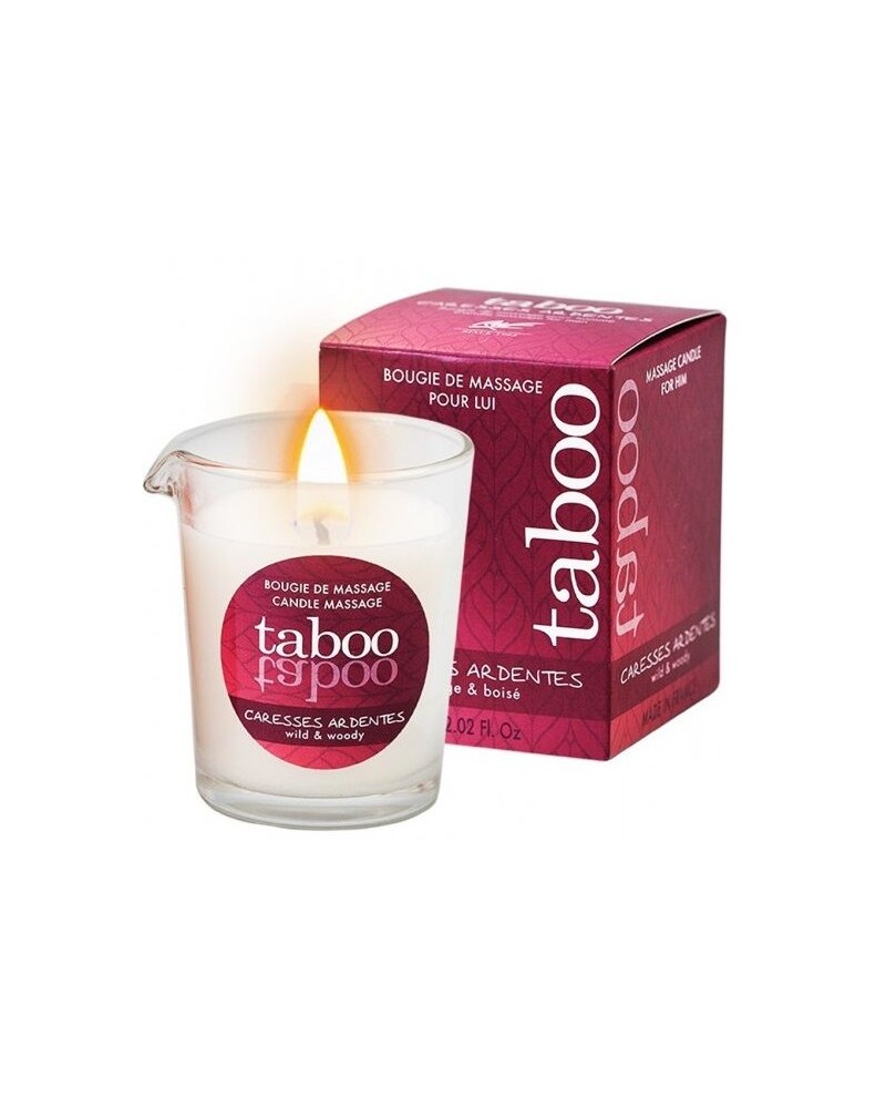 RUF - LA CANDELA DA MASSAGGIO TABOO PER LUI ACCAREZZA LAROMA DI FELCE ARDENTES