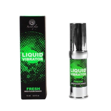 SECRETPLAY - VIBRATORE LIQUIDO FRESH STIMOLATORE  INTENSIFICATORE DEL PIACERE 15 ML