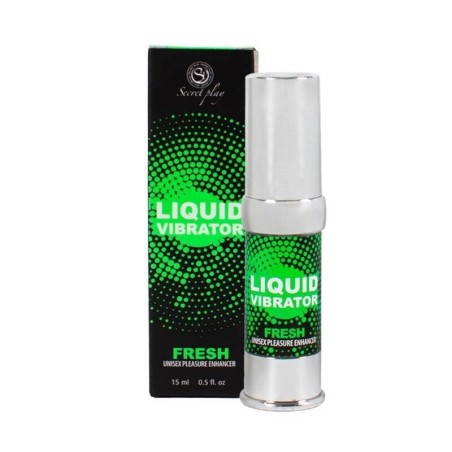 SECRETPLAY - VIBRATORE LIQUIDO FRESH STIMOLATORE  INTENSIFICATORE DEL PIACERE 15 ML