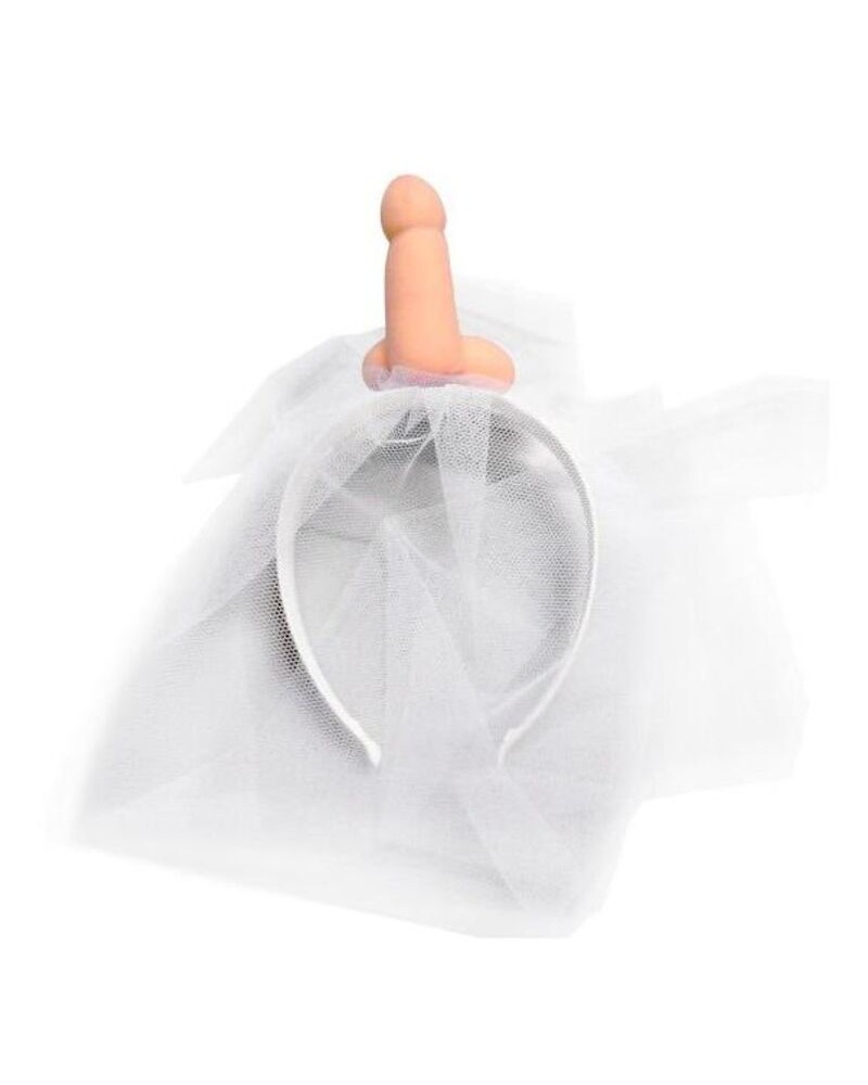 DIABLO PICANTE - VELO DA SPOSA BIANCO CON PENE