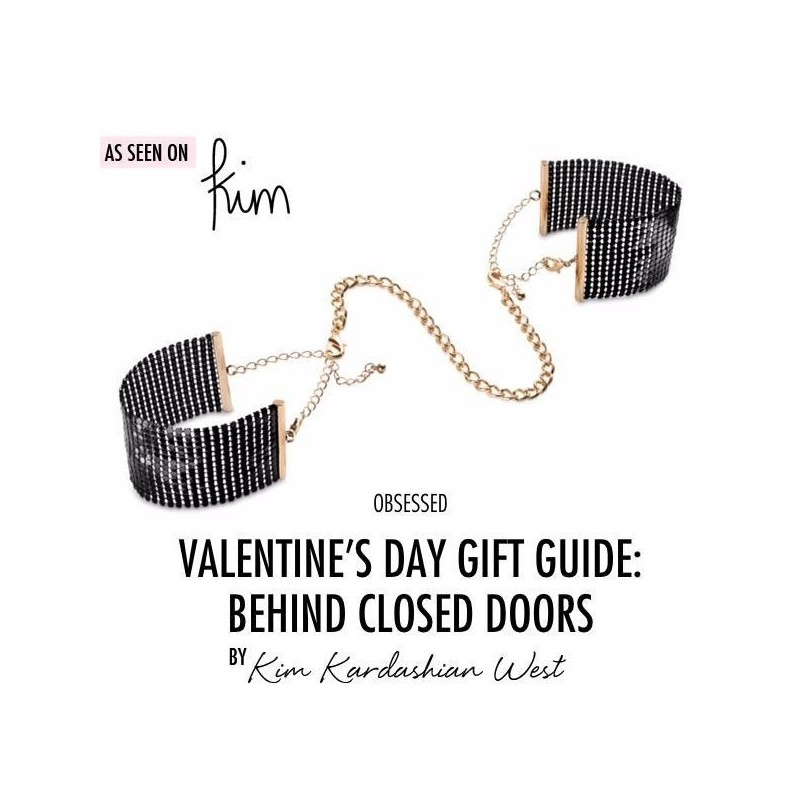 BIJOUX - DÉSIR MÉTALLIQUE MANETTE IN RETE DI METALLO NERO