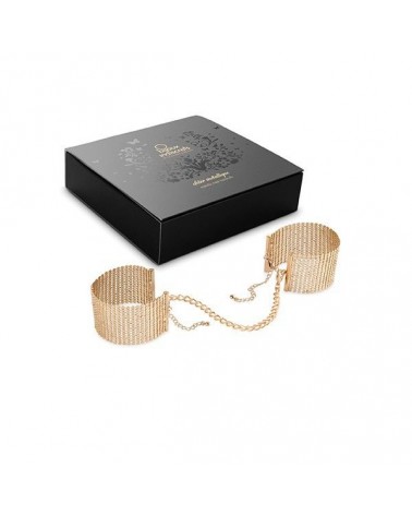 BIJOUX - DÉSIR MÉTALLIQUE MANETTE IN RETE DI METALLO DORATO